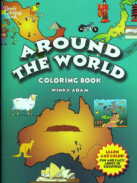 Around The World Coloring Book Around The World Coloring Book