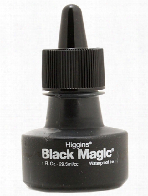 Black Magic Waterproof Ink 1 Oz.