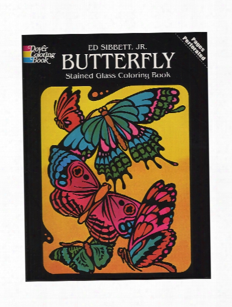 Butterfly Stained Glass Coloring Book Butterfly Stained Glass Coloring Book