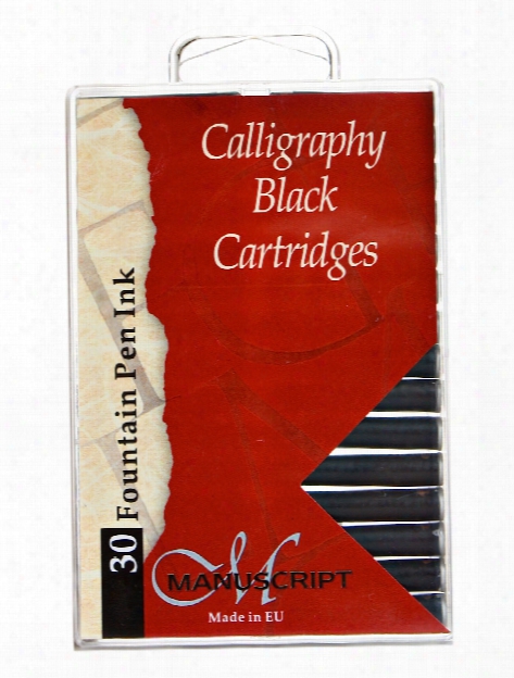 Calligraphy Ink Cartridges Assorted Pack Of 30