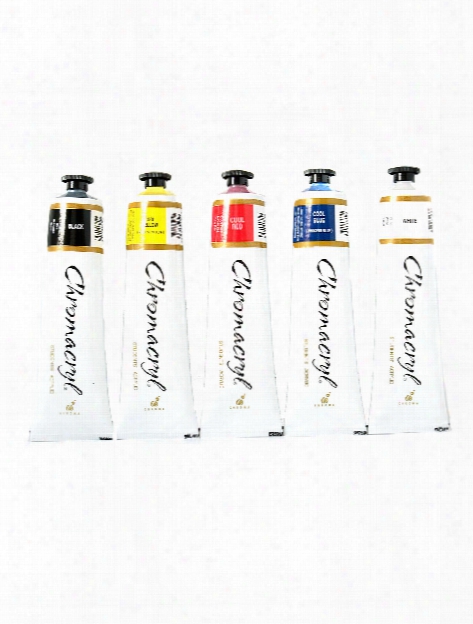 Chromacryl Students' Acrylic Paint Set Set Of 5