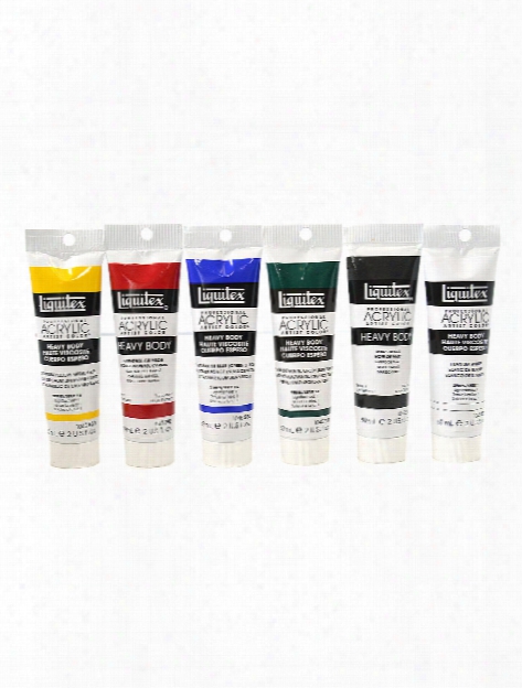 Classic 6 Heavy Body Acrylic Color Set Of 6