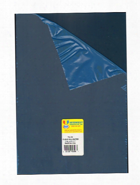 Clear Polyester Sheets 0.030 In. 0.75 Mm 12 In. X 24 In.