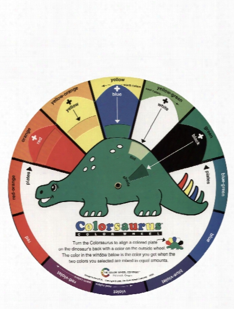 Colorsaurus Children's Color Wheel Colorsaurus