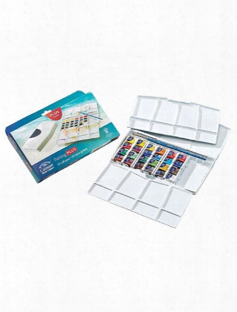 Cotman Water Colour Painting Plus Set - Half Pans Each