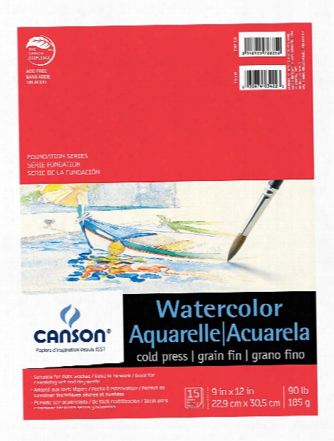 Foundation Watercolor Pad 9 In. X 12 In.