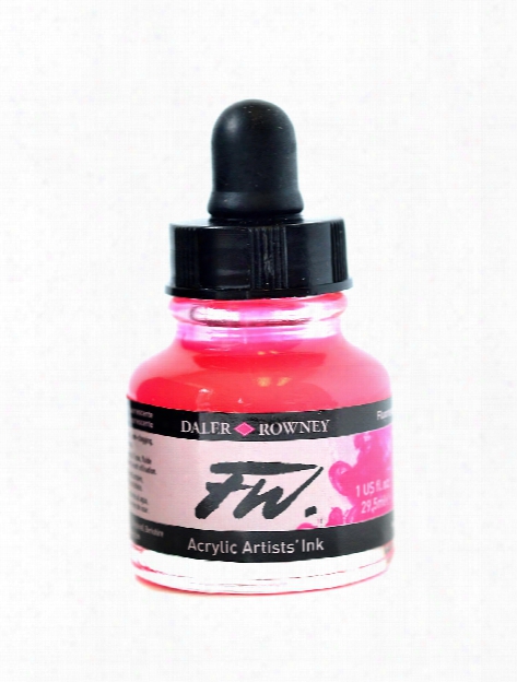 Fw Artists' Ink Fluorescent Pink 1 Oz.