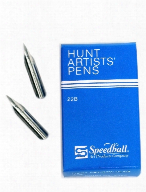 Hunt Artists' Pen Nibs-extra Fine No. 22-b Pack Of 2