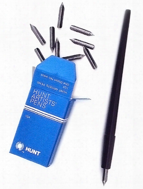 Hunt Artists' Pen Nibs-finest No. 104 Box Of 12