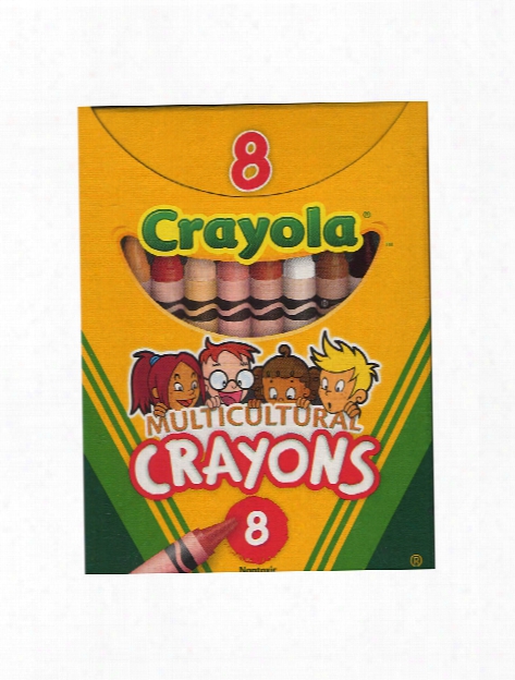 Multicultural Crayons Regular Box Of 8