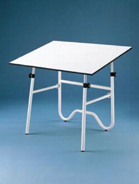 Onyx Drafting Table 24 In. X 36 In. White Top With Black Base