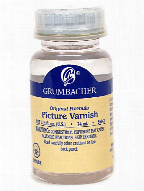 Picture Varnish (crystal Clear Acrylic Resin) 2 1 2 Oz. Bottle