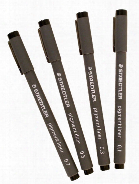 Pigment Liner Sketch Pen Set Set Of 4