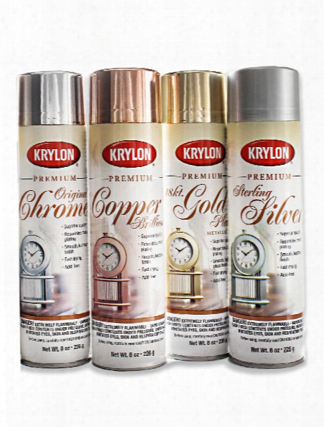 Premium Metallic Spray Paint Original Chrome