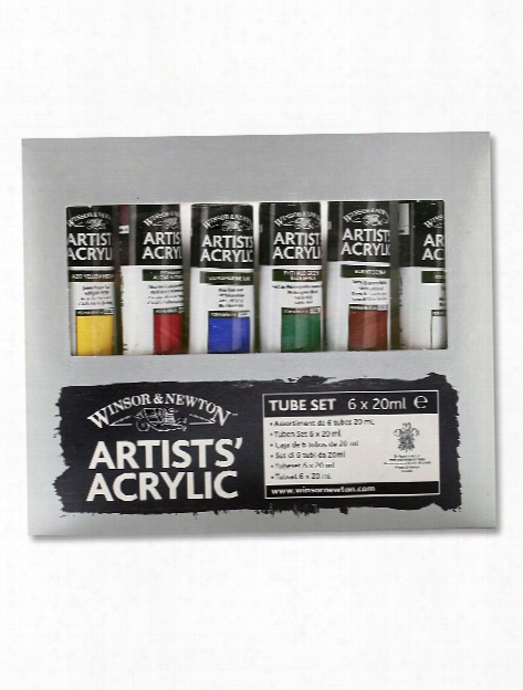 Professional Acrylic Colour Introductory Set Set Of 6