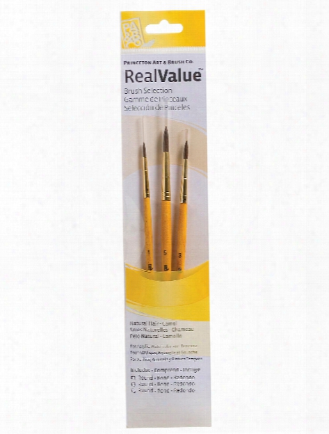 Real Value Series 9000 Yellow Handle Brush Sets 9101 Set Of 3