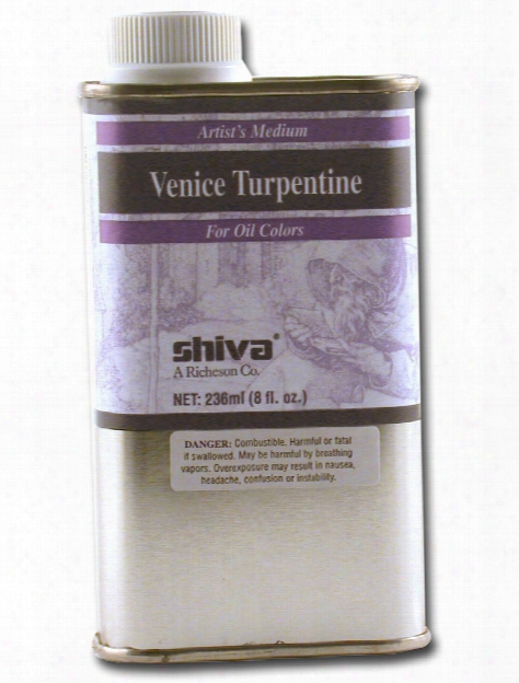 Richeson Oil Medi Ums Venice Turpentine 16 Oz.