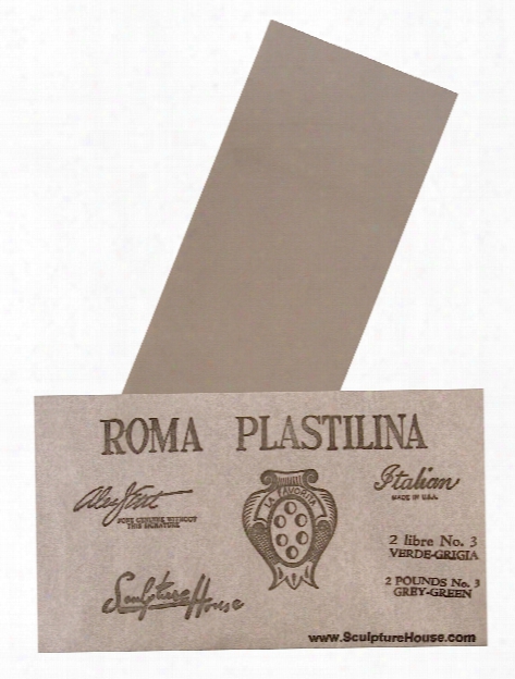 Roma Plastilina Modeling Material Gray-green No. 1 - Soft