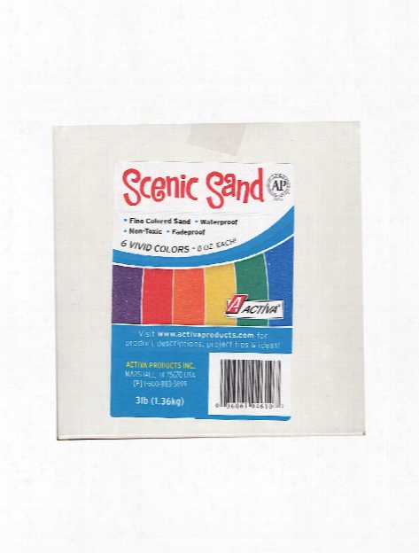 Scenic Sand Vivid Color Assortment Set Of 6