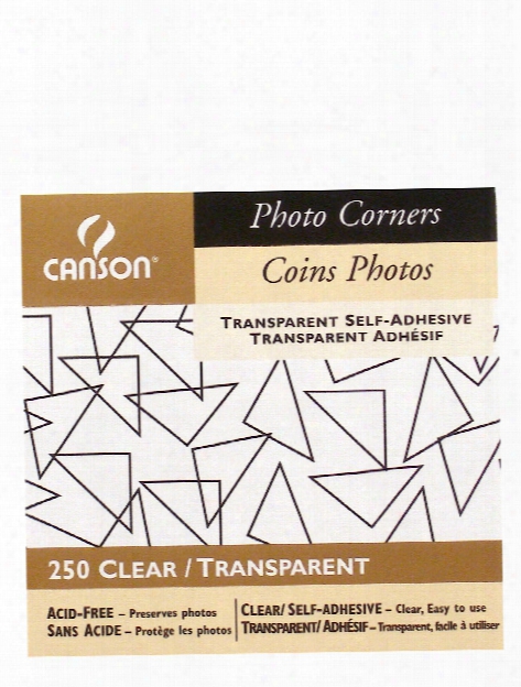 Self-adhesive Acid-free Photo Corners Black