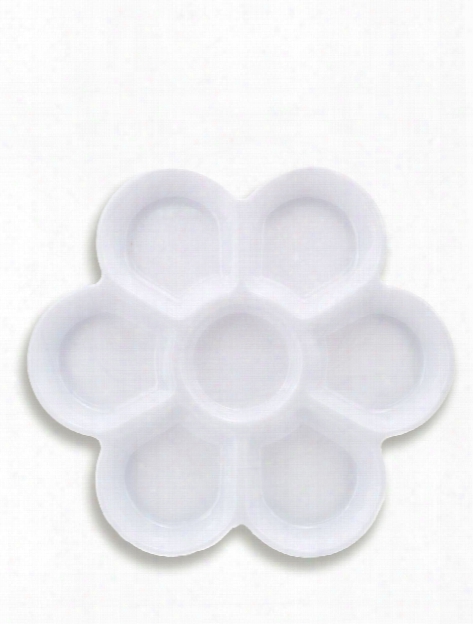 Seven Well Plastic Palette Flower-shaped Mixing Palette