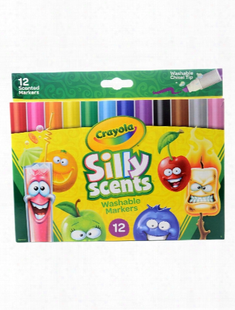 Silly Scents Markers Chisel Tip Set Of 12