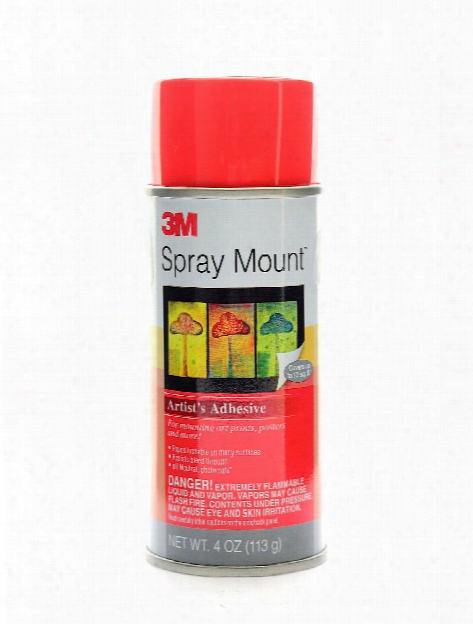 Spray Mount Artist's Adhesive 4 Oz. Each