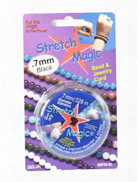 Stretch Magic Bead & Jewelry Cord Silver 0.7 Mm 5 M