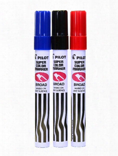 Super Color Permanent Markers Black