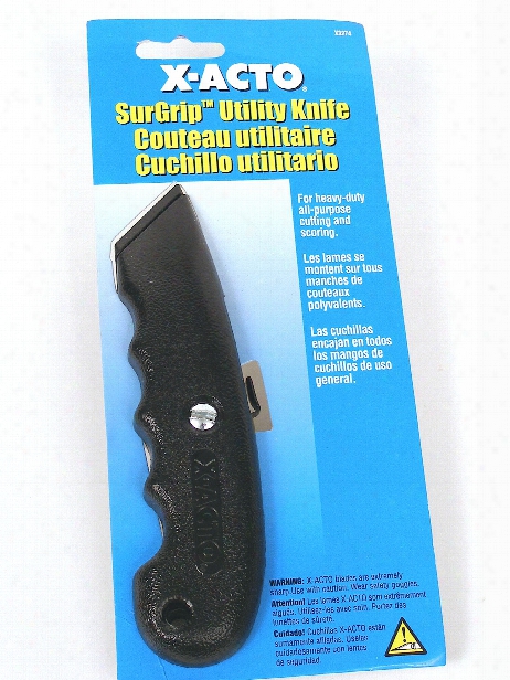 Surgrip Retractable Metal Utility Knife Utility Knife