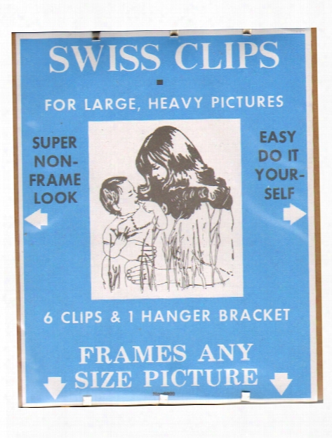 Swiss Clips For Medium-sized Pictures Pack Of 4