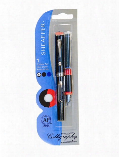 Viewpoint Calligraphy Fountain Pen Medium Black Ink