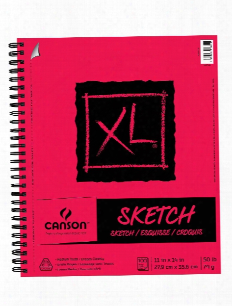 Xl Sketch Pads 18 In. X 24 In. Pad Of 125 Fold-over