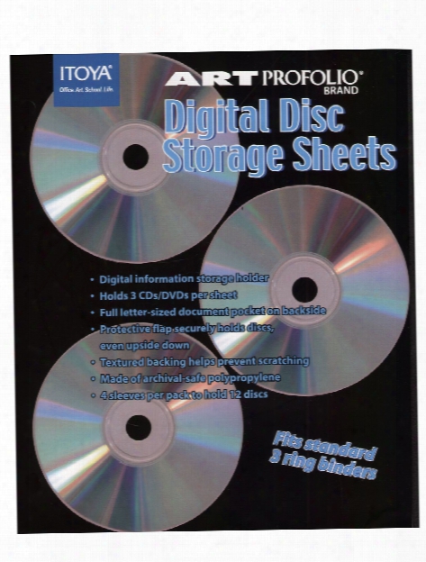 Art Profolio Digital Disc Storage Sheets Storage Sheets