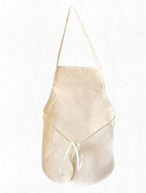 Children's Aprons With Pockets 12 In. X 19 In. Natural