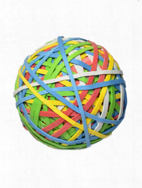 Colored Rubber Band Ball Each