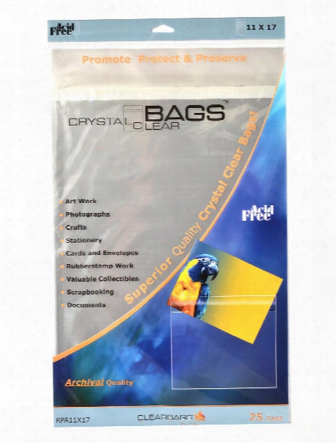 Crystal Clear Photography & Art Bags 8 1 2 In. X 11 In. Pack Of 25