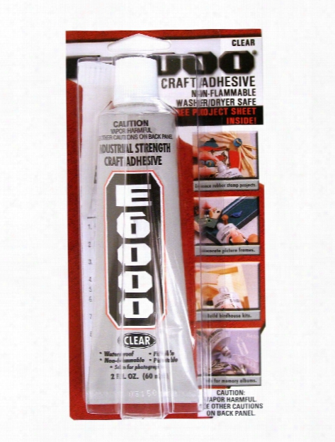 E-6000 Industrial Strength Craft Adhesive 2 Oz.