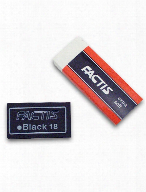 Factis Extra Soft Eraser Black