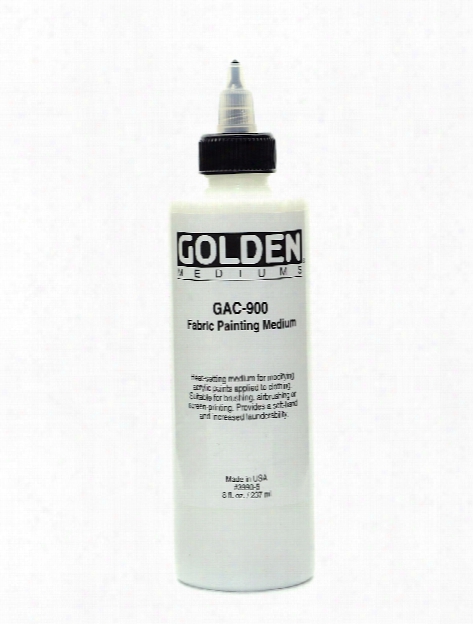 Gac 900 Acrylic Heat-set Fabric Medium 8 Oz.