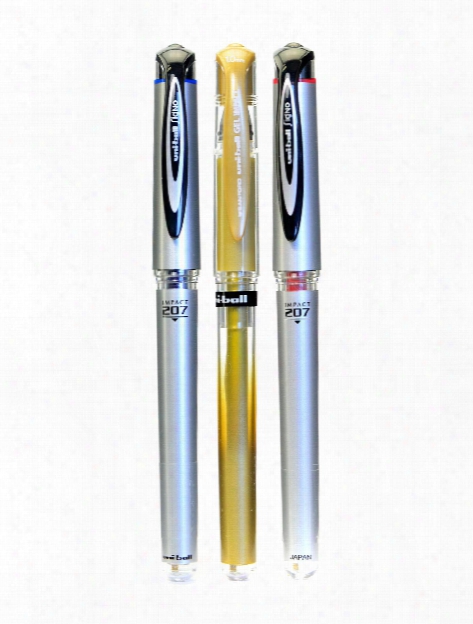 Gel Impact 207 Signo Pens Gold