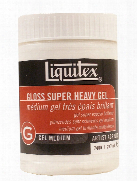 Gloss Super Heavy Gel Medium 8 Oz.