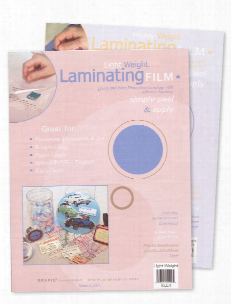 Laminating Film Heavy Weight 9 In. X 12 In. Pack Of 3