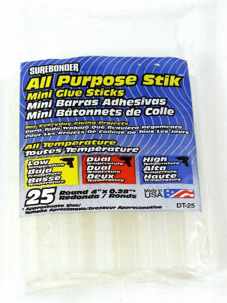 Mini All Temperature Glue Sticks Pack Of 25