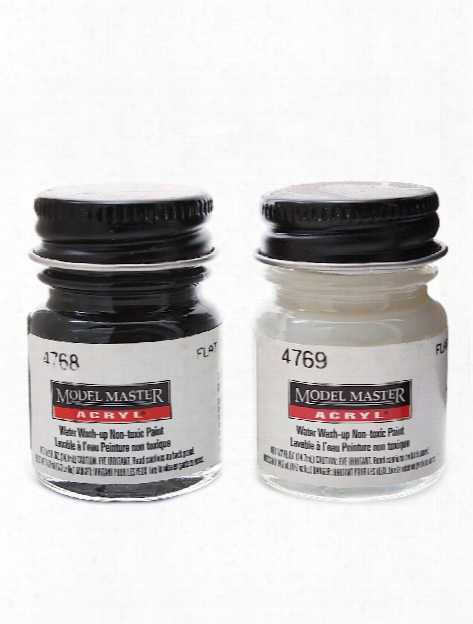 Model Master Acrylic Paints Flat White 1 2 Oz.