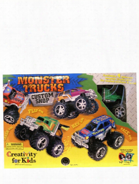 Monster Trucks Custom Shop 4 Truck Kit