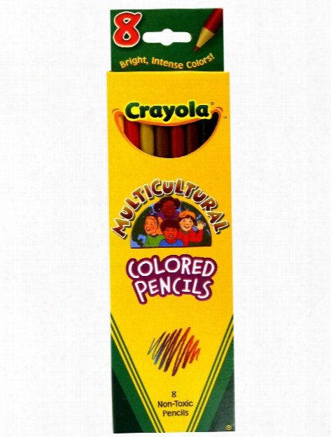 Multicultural Colored Pencils Set Of 8