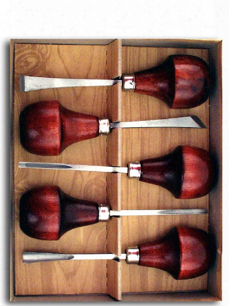 No. 107 Wood Carving Tools Set Of 5