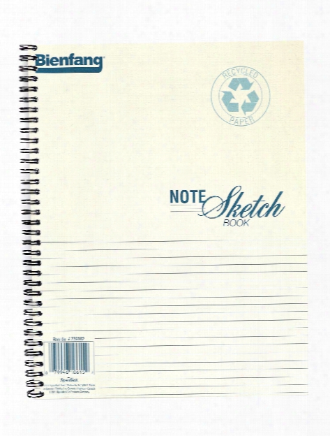 Note Sketch Book Horizontal Format 8 In. X 5 1 2 In.