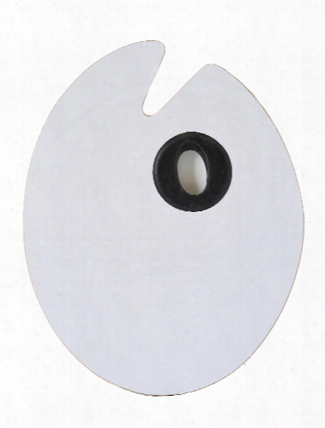 Oval Melamine Palettes 9 In. X1 2 In.